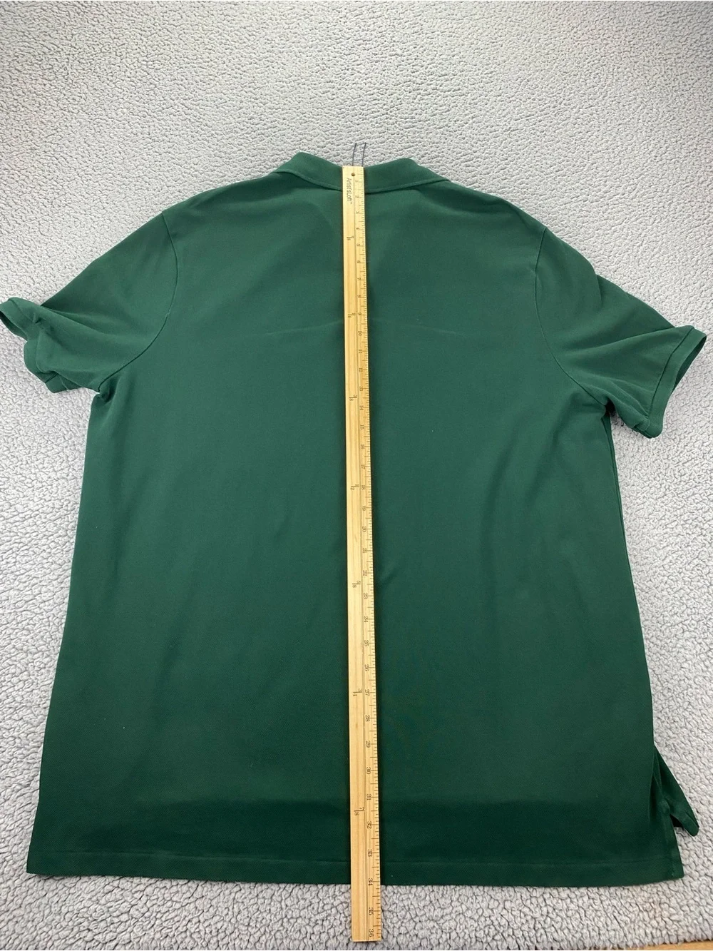 Polo Ralph Lauren Green Classic Fit Chenille P Patch Varsity Polo Shirt Mens XXL